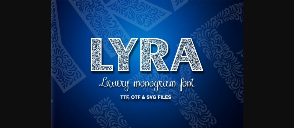 Lyra Font Poster 3