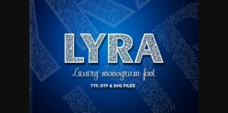 Lyra Font Poster 1