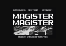 Magister Font Poster 1