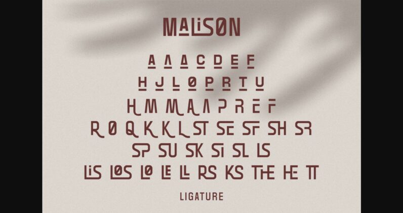 Malison Font Poster 10