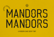 Mandors Font Poster 1