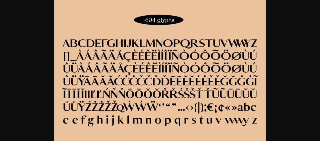 Merci Font Poster 11