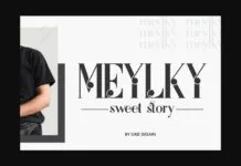 Meylky Font Meylky Font Poster 1