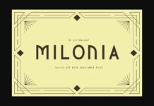 Milonia Font Poster 1