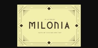 Milonia Font Poster 1