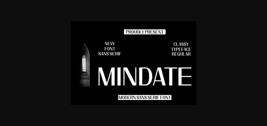 Mindate Font Poster 1