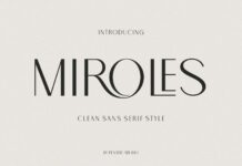 Miroles Font Poster 1