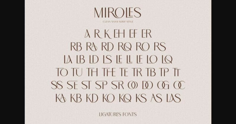 Miroles Font Poster 11