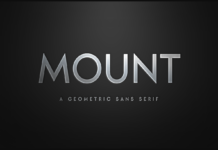 Mount Font Poster 1