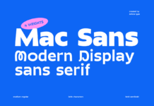 Mac Sans Font Poster 1