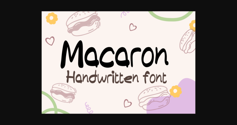 Macaron Font Poster 1