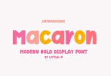 Macaron Font Poster 1