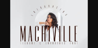 Machiville Font Poster 1