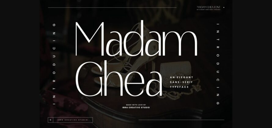 Madam Ghea Font Poster 3