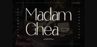 Madam Ghea Font Poster 1