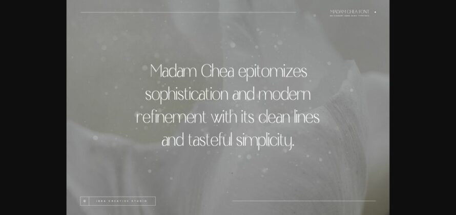 Madam Ghea Font Poster 4