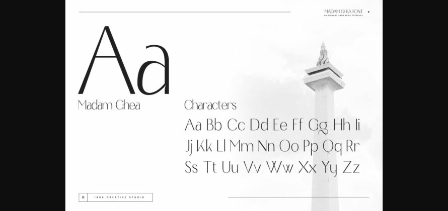 Madam Ghea Font Poster 5