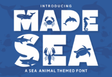 Made Sea Font Poster 1