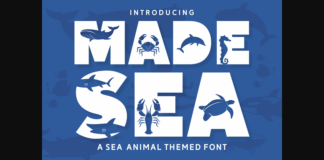 Made Sea Font Poster 1