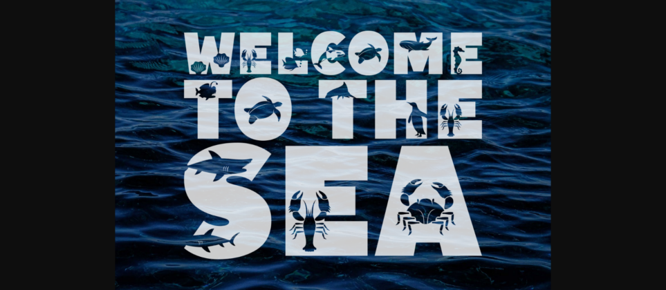 Made Sea Font Poster 9