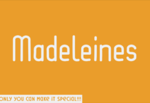 Madeleines Font Poster 1