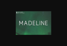 Madeline Font Poster 1