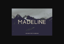 Madeline Font Poster 1