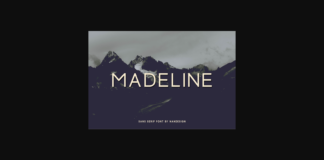 Madeline Font Poster 1