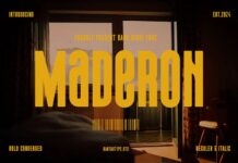 Maderon Font Poster 1