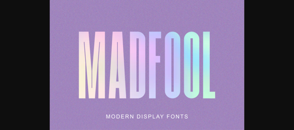 Madfool Font Poster 3