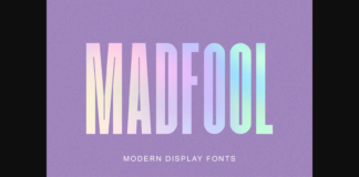 Madfool Font Poster 1