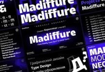 Madiffure Font Poster 1