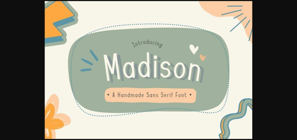 Madison Font Poster 1