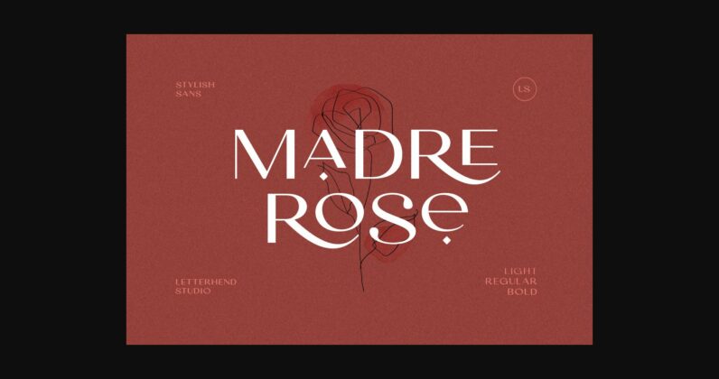 Madre Rose Font Poster 1