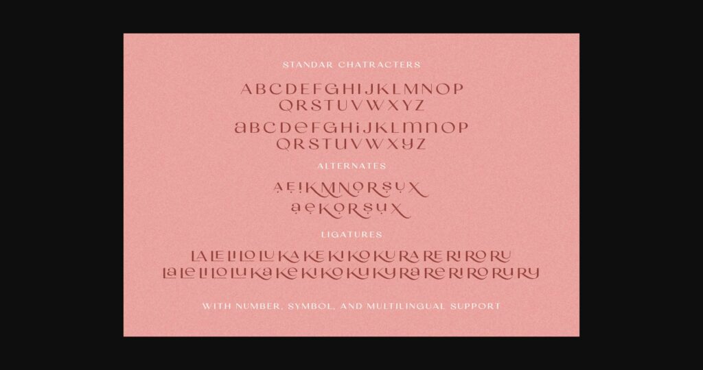 Madre Rose Font Poster 11
