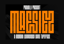 Maesiez Font Poster 1