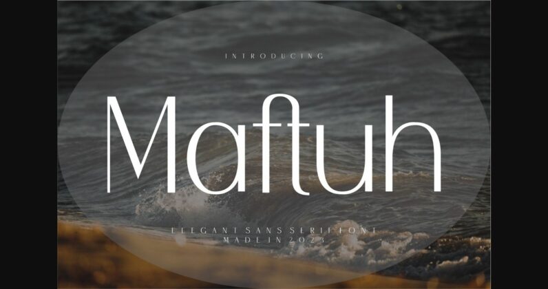 Maftuh Font Poster 1