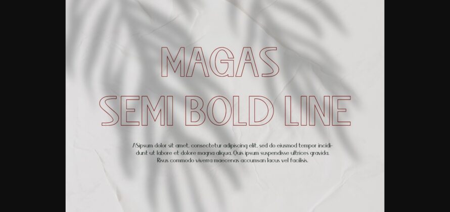 Magas Font Poster 10