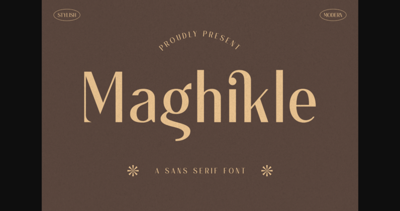 Maghikle Font Poster 3