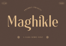 Maghikle Font Poster 1