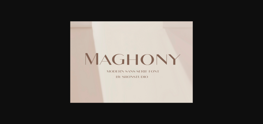 Maghony Font Poster 1