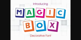 Magic Box Font Poster 1