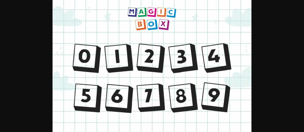 Magic Box Font Poster 5