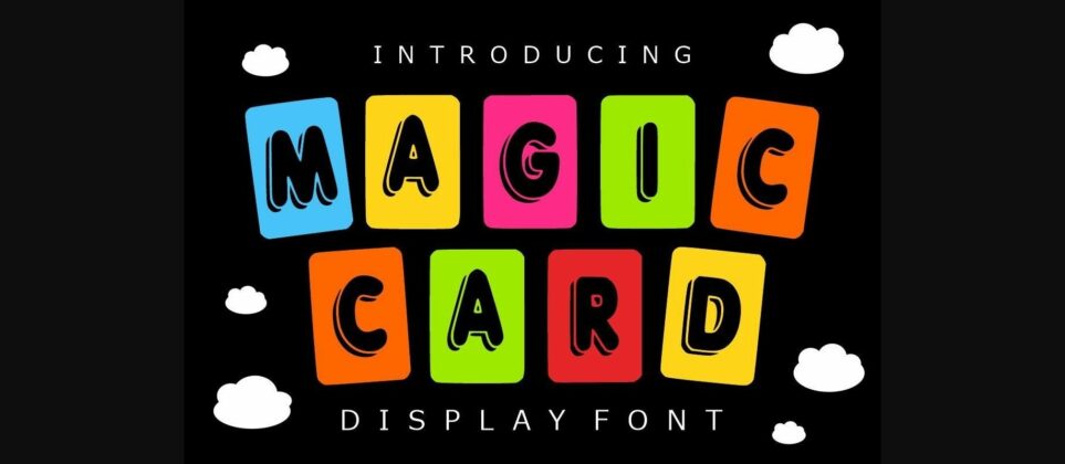 Magic Card Font Poster 3