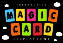 Magic Card Font Poster 1