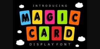 Magic Card Font Poster 1