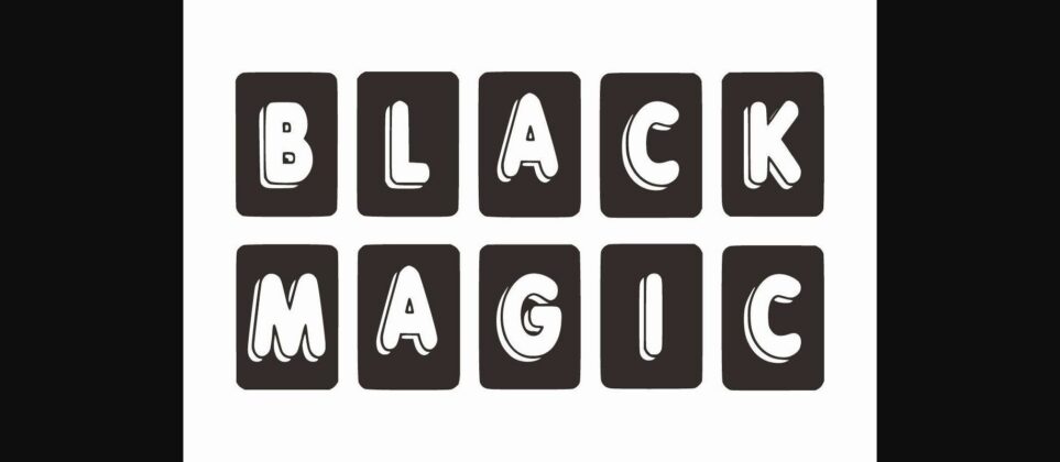 Magic Card Font Poster 5