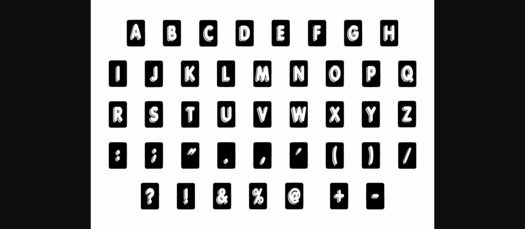 Magic Card Font Poster 7