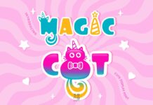 Magic Cat Font Poster 1