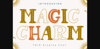 Magic Charm Font Poster 1